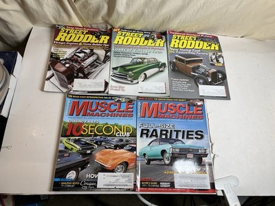 Lot Of 5 Street Rodders 2009 And Muscles Machines 2009/ 2012 Magazines