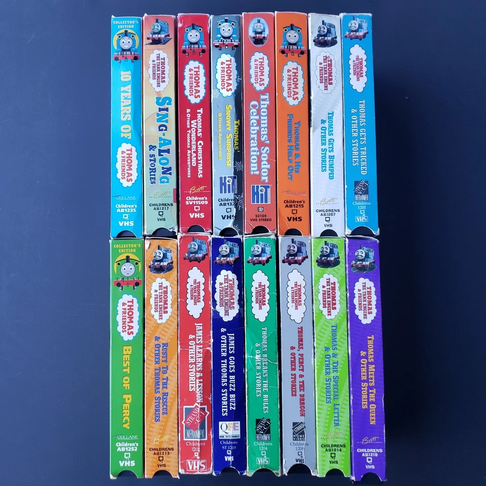 16x Thomas Tank Engine VHS Ringo Starr George Carlin Rare James Learns A Lesson - Image 2 of 4
