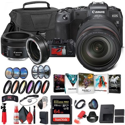 Canon EOS RP Mirrorless Camera with 24-105mm Lens (3380C012) + Canon EF Storage