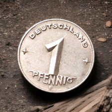 1 Pfennig DDR 1950 E Muldenh&uuml;tten / vorz&uuml;glich