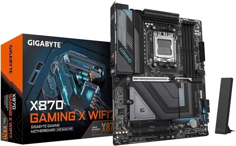 Gigabyte X870 GAMING X WIFI7 Scheda Madre PC ATX AMD AM5 RAM M.2 DDR5 PCIe USB4