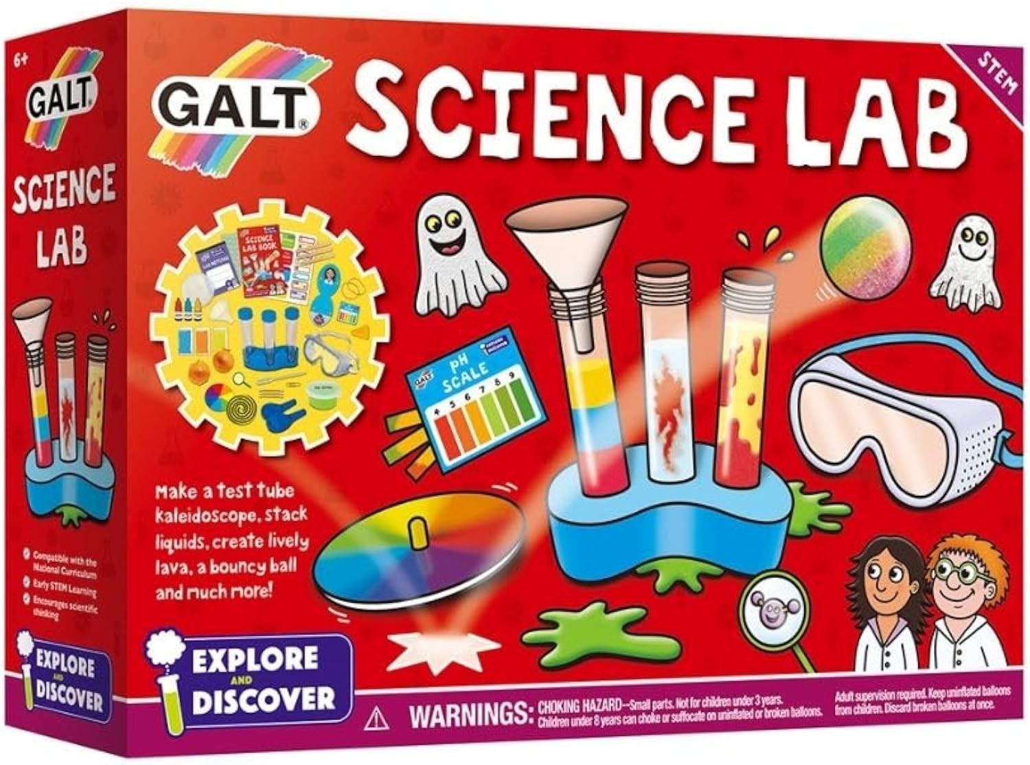 GALT Science Lab – Kids Science Kit with 20 Fun, Hands-On Experiments | Explore & Discover Children's Science Sets – National Curriculum STEM Toys & Educational Toys for 6+ Year Olds - Image 5