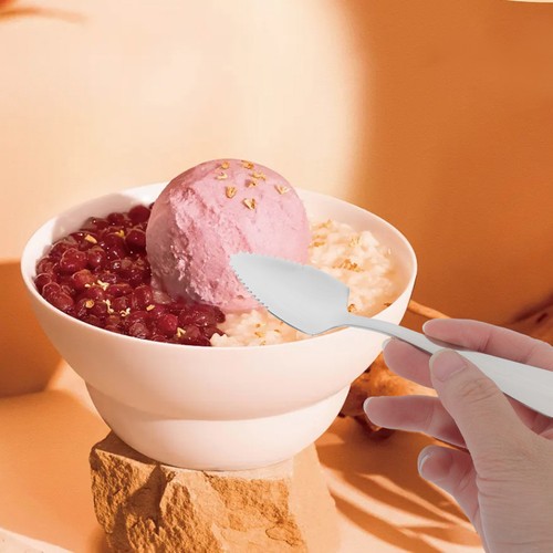  6 Pcs Steel Spoons Ice Cream Fruit Candy Scoops for Buffet Dessert - Zdjęcie 5 z 12