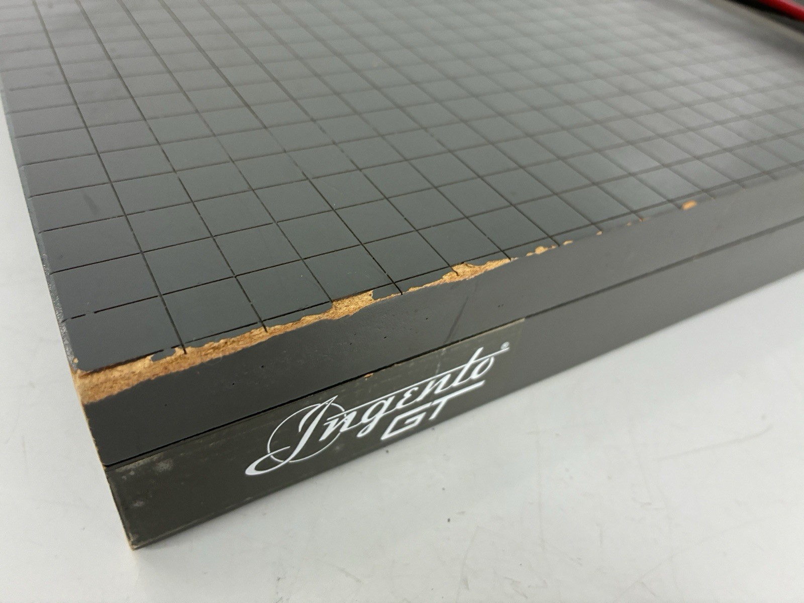 VINTAGE Ingento 12" GT #1102 1132 Cast Iron Wood Guillotine Paper Cutter Trimmer