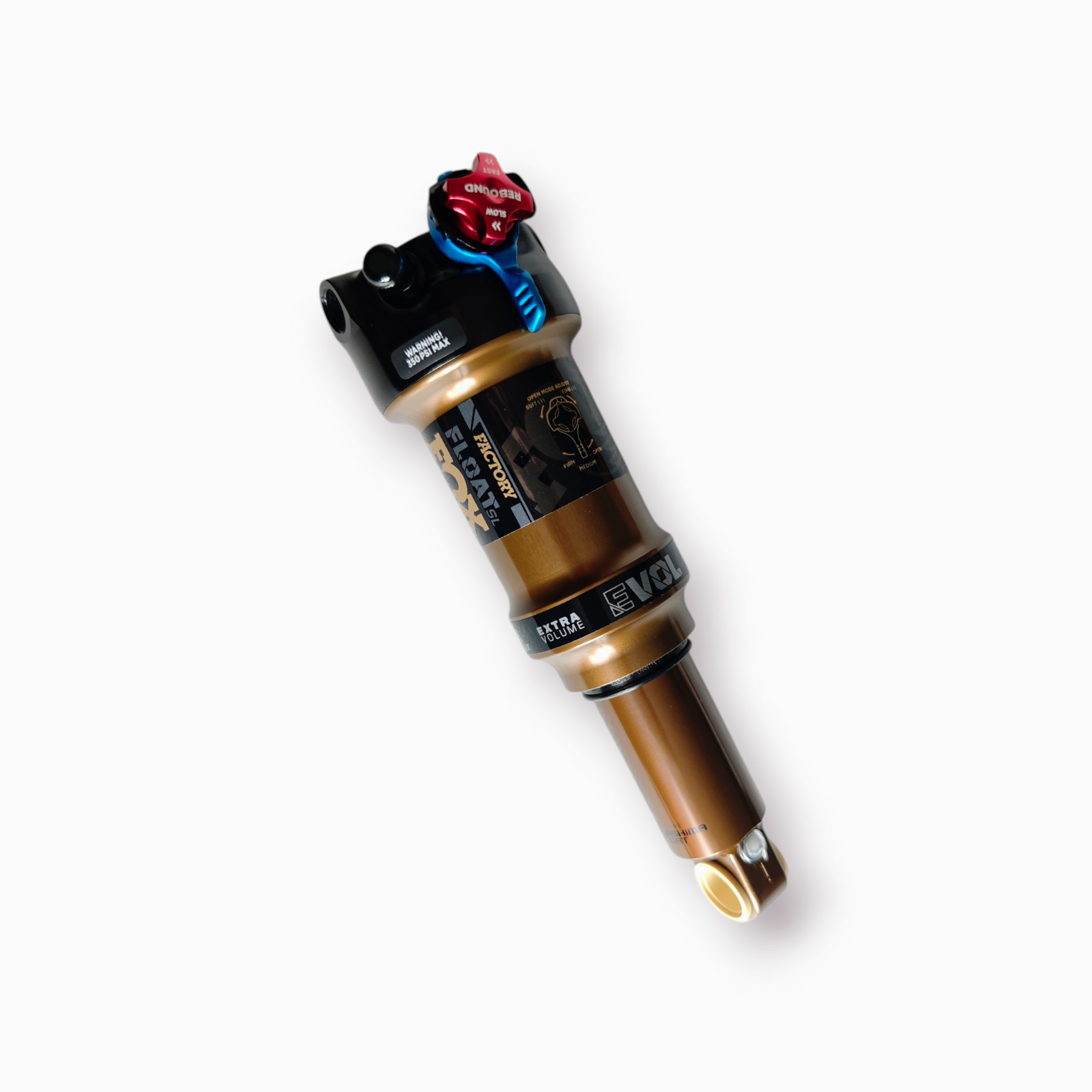 Amortisseur arriere FOX Float SL Trunnion Factory EVOL LV - 165x42.5mm - 3 Positions