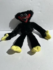 Huggy Wuggy Plush Toy 11" By Poppy Playtime Blue & Yellow Soft Furry Stuffy