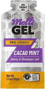 Melli Gel Pro Energy Cacao Mint Honey & Himalayan Salt 11 Packets Running gel