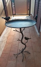 Mangiatoia Abbeveratoio Per Uccelli Decorazione Albero Giardino Bell Epoque