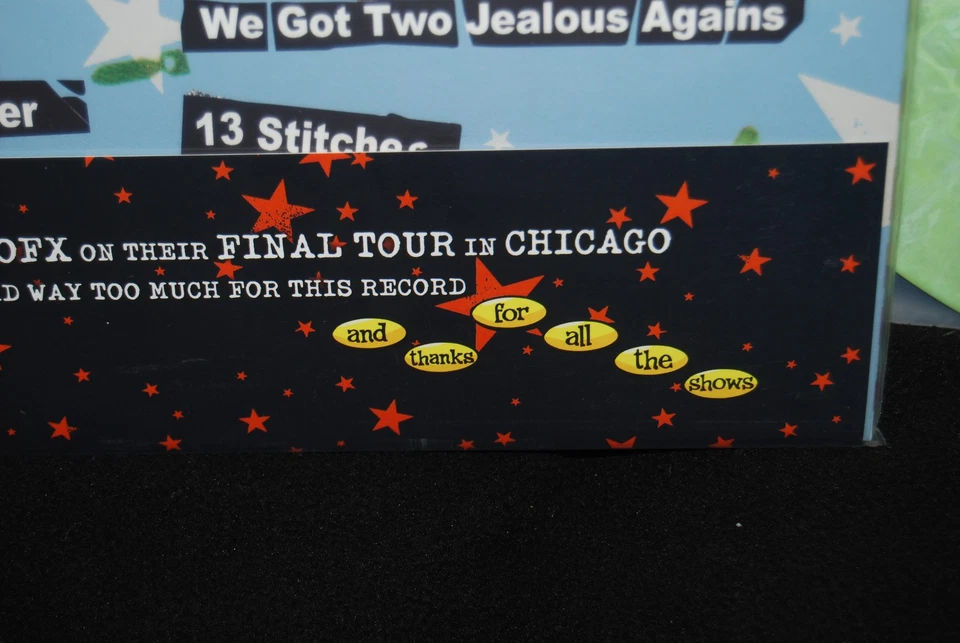 NOFX War On Errorism final vinyl Chicago color LP /125 rancid bad religion punk - Image 4 of 4