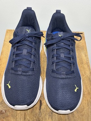Puma Men's Anzarun Lite Bold Sneakers 371128-23 Blue Green White Size 13
