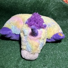 Pillow Pets Glow Pets Light Up Rainbow Stuffed Plush Unicorn w/ Night Light 17"