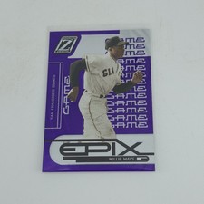 2005 Donruss Zenith Epix Purple Game /250 Willie Mays #E-25 HOF San Francisco 