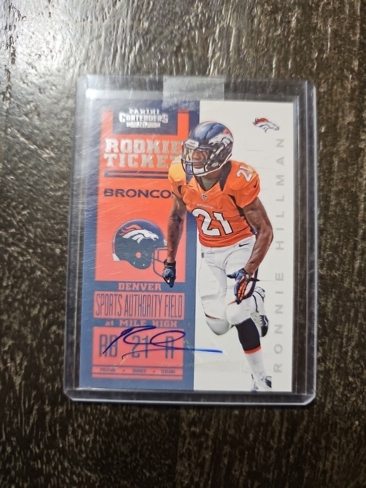 Ronnie Hillman Panini Contenders #224 Autograph