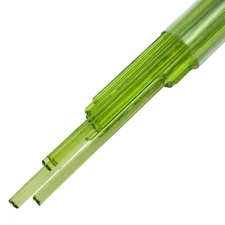 8261 Key Lime Opal NOODLES Full Tube Oceanside Glass & Tile 96 COE