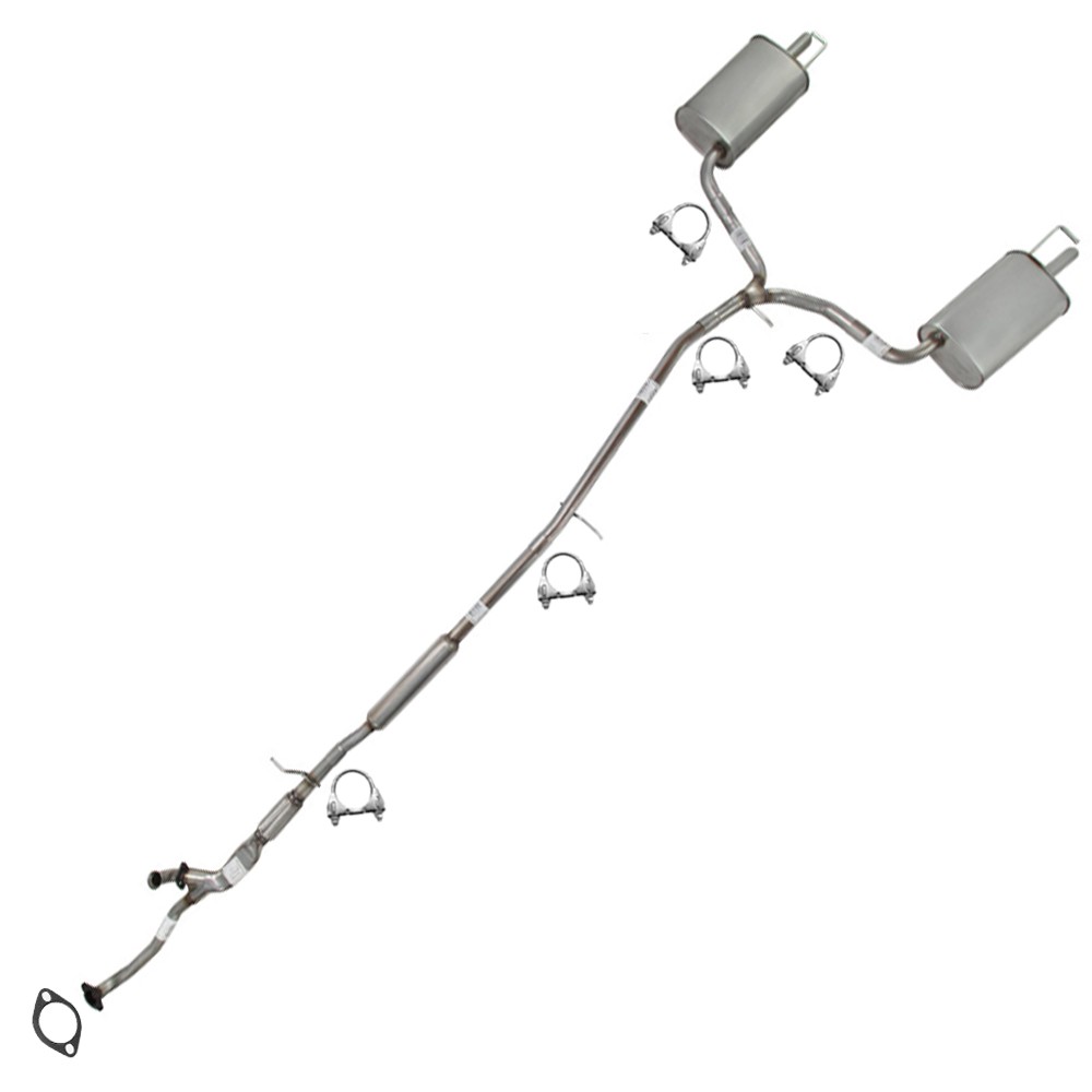 Stainless Steel Cat-Back Exhaust Kit fits: 2013-2019 Ford Flex 3.5L