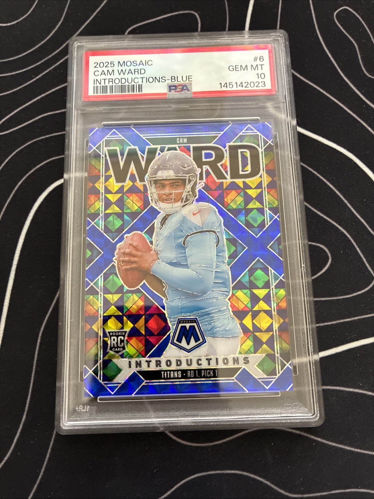 Cam Ward Panini Mosaic Introductions #6 Blue