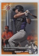 2017 Bowman Prospects Orange 16/25 Brian Mundell #BP86 11ff