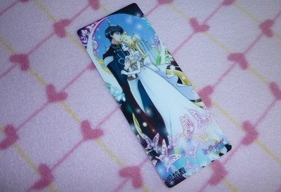 Sailor Moon bookmark card crystal princess serenity mamoru full pose