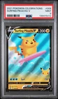 2021 POKEMON CELEBRATIONS #008 SURFING PIKACHU V PSA 9