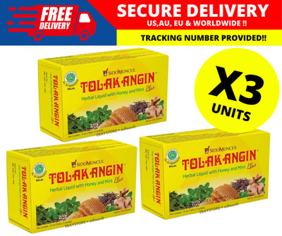 Sido Muncul Tolak Angin Herbal Drink For Relieving Nausea, Stomach Aches ( X 3 )