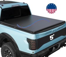 Soft Roll-Up Truck Bed Tonneau Cover Compatible with 2019-2023 Ford Ranger 5'...