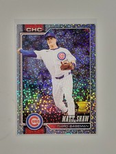2026 Topps Series 1 Celebration Confetti Matt Shaw #27 Chicago Cubs Rookie Cup