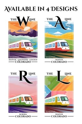 Denver Transit - Wall Art Prints - Trains, Lakewood, Golden, Aurora, Colorado