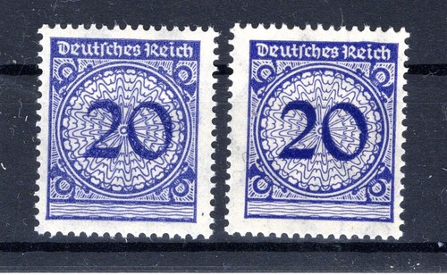 DR-Weimar 341P+W Come Plate+Roller ** MNH MINT NEVER HINGED 18EUR (81122