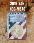 2018 American Silver Eagle NGC-MS 70