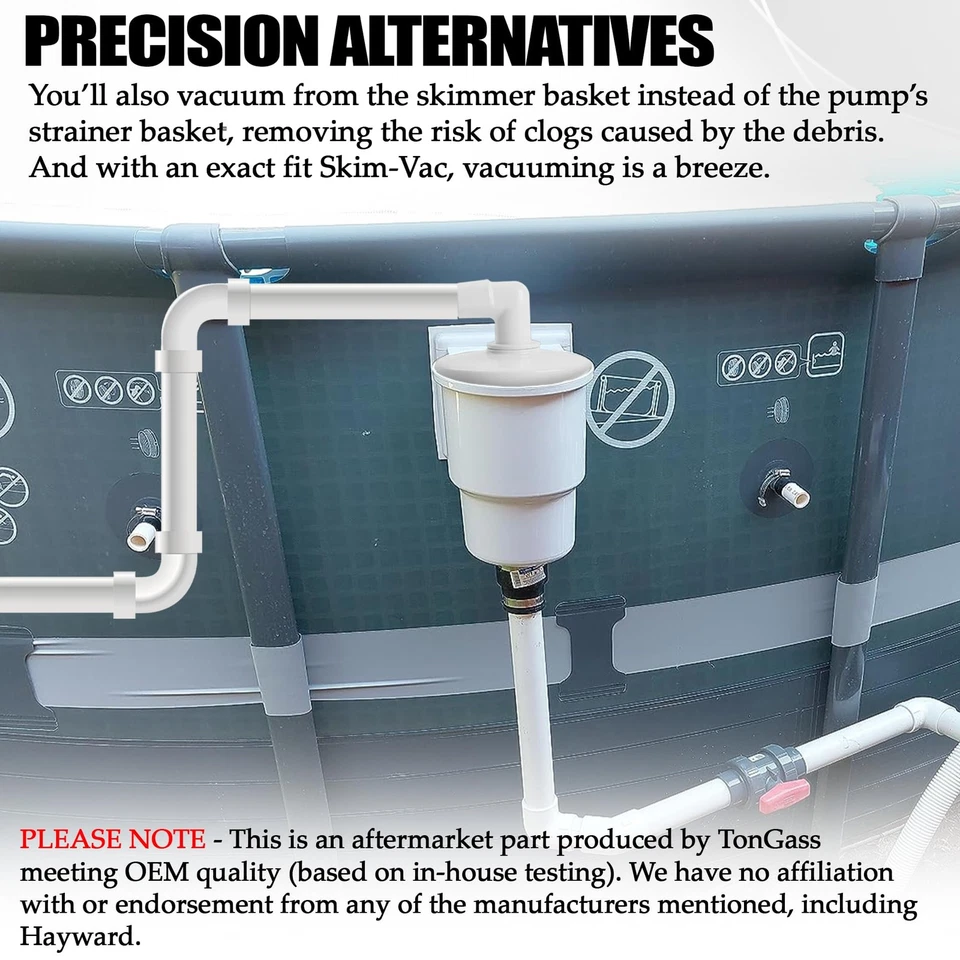 7" Pool Skimmer Vacuum Plate Compatible with Hayward Swimming Pool Skimmer Sk... - Image 4 of 4