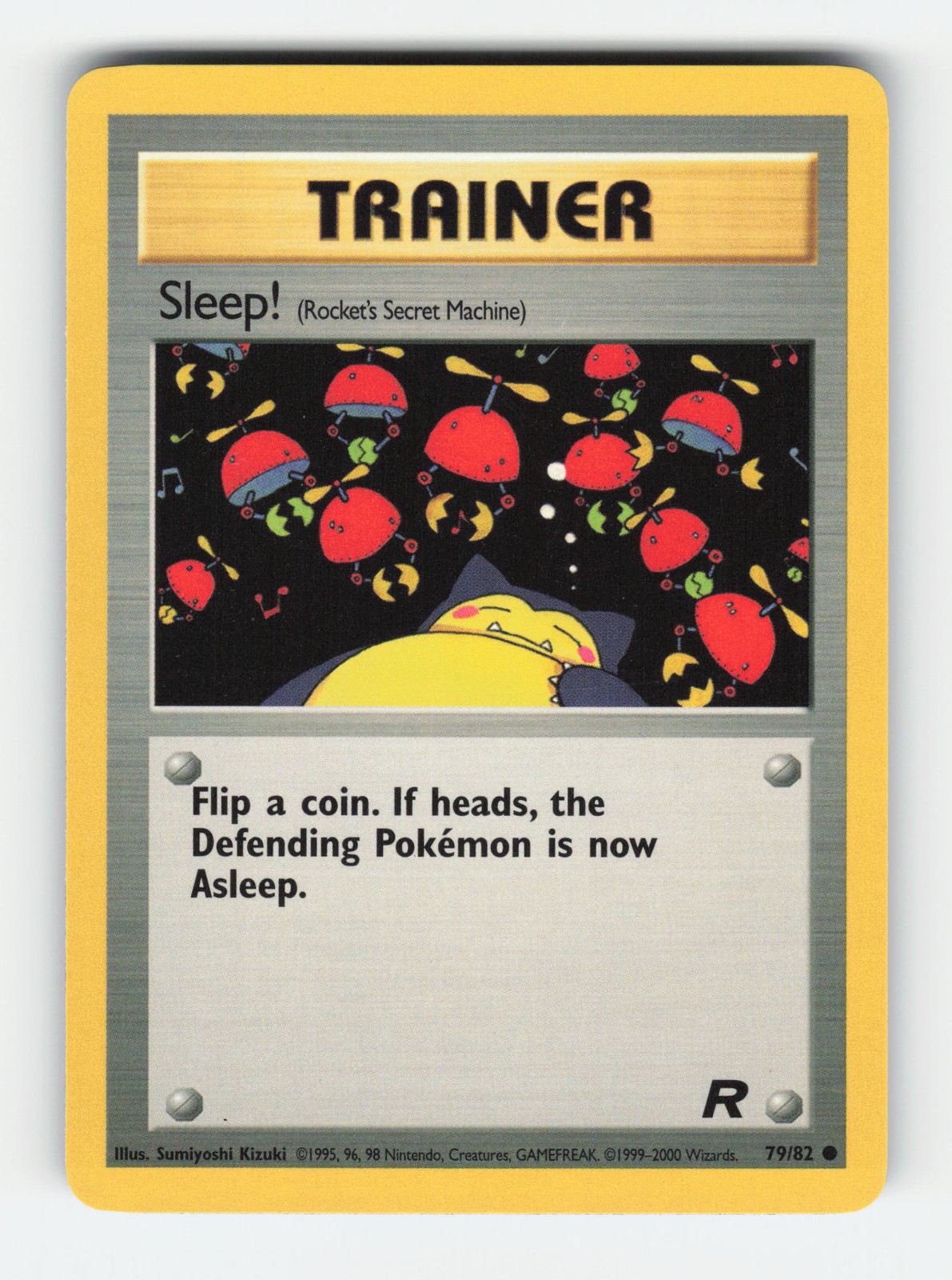Team Rocket #79/82 Sleep! (Rocket's Secret Machine) Common Near Mint or Better