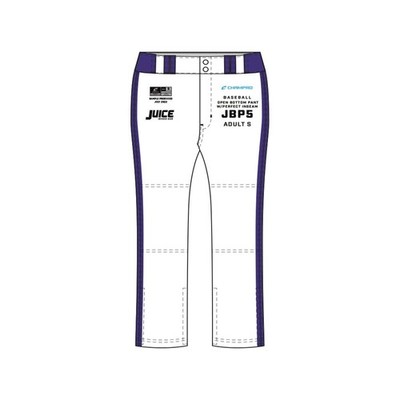 Champro Adult SJBP5KIT SIZE KIT Juice Open Bottom Pants w/Perfect Inseam
