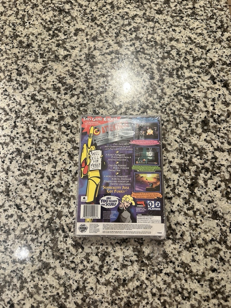 Scud: The Disposable Assassin (Sega Saturn, 1997) for sale online