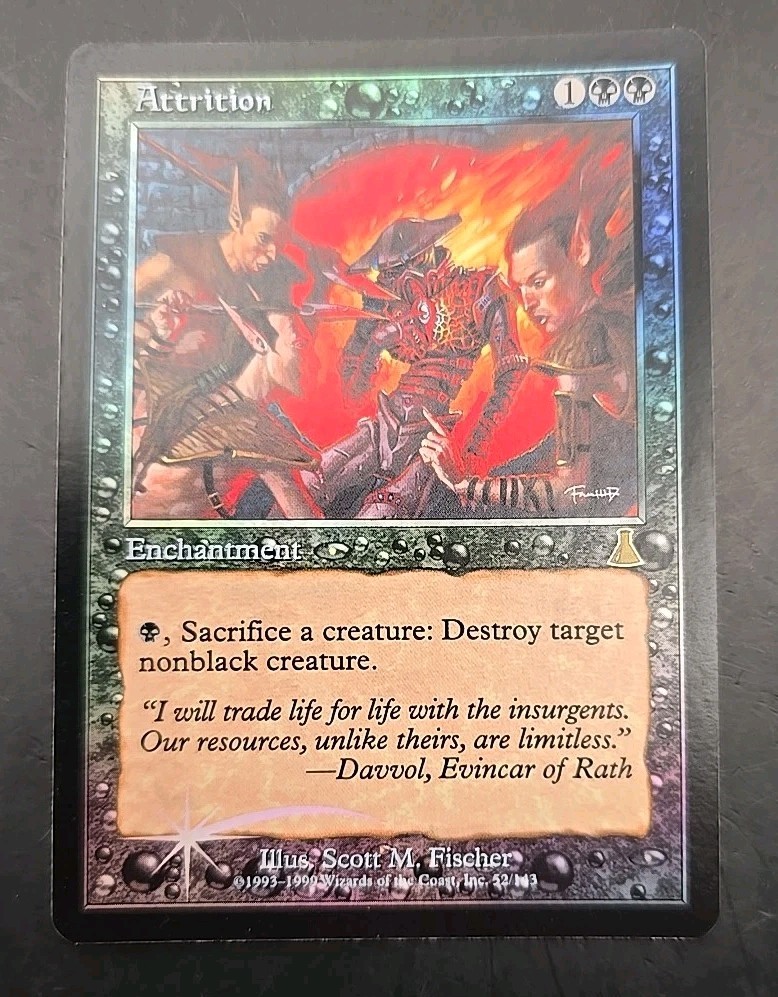 Attrition Urza's Destiny MTG Foil Near Mint 