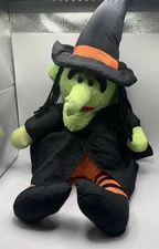 1993 Four Star International Trading Parachute Material Vintage Plush Witch