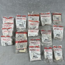 Assorted Legrand Wiremold Ivory Parts - Lot of 18