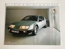 Renault Alpine A 310 V6 Prospektblatt Brochure 2-seitig original selten neu !