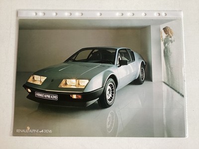 Renault Alpine A 310 V6 Prospektblatt Brochure 2-seitig original selten neu !