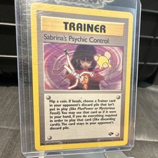 Sabrina's Psychic Control 121/132 Gym Challenge Uncommon on eBay