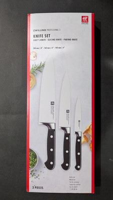 Zwilling Professional S J.A Henckels Made In Germany 3-Piece Knife Set 35602-000