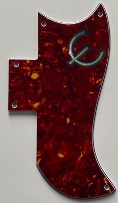 For Fit Gibson SG 61 Reissue Style & E Logo Guitar Pickguard 4Ply Red Tortoise