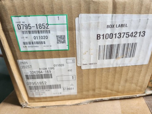 Ricoh Pro C Series Vertical Guide Plate - D795-1852 or D7951852 - Afbeelding 2 van 2