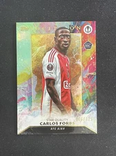 Carlos Forbs 2023-24 Topps Inception UEFA Star Quality /125 RC #73