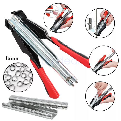 2500 Pcs C Clips Hog Ring Pliers Kit,Hog Ring Nail, Fencing Plier Staple Gun - Picture 8 of 13
