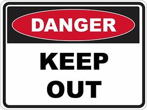 Danger Safety Sign Placard Sticker Decal OHS WHS TOXIC MATERIALS Danger Safety Sign Placard Sticker Decal OHS WHS TOXIC MATERIALS