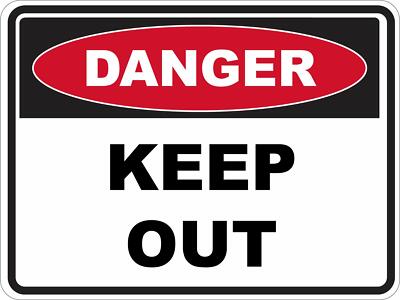 Danger Safety Sign Placard Sticker Decal OHS WHS TOXIC MATERIALS Danger Safety Sign Placard Sticker Decal OHS WHS TOXIC MATERIALS