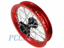 LLANTA ROJA DELANTERA 14" PARA RUEDA 15MM HONDA SDG SSR 125CC PIT BIKE RM08R