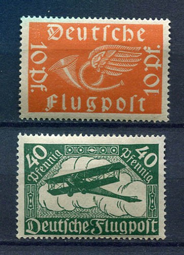Deutsches Reich : Erstausgabter Luftpostsatz von 1919 - postfrisch NH