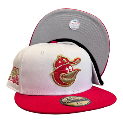 New Era Baltimore Orioles Chrome Pack 59FIFTY Fitted Hat Cap 1983 WS Patch 7 1/2