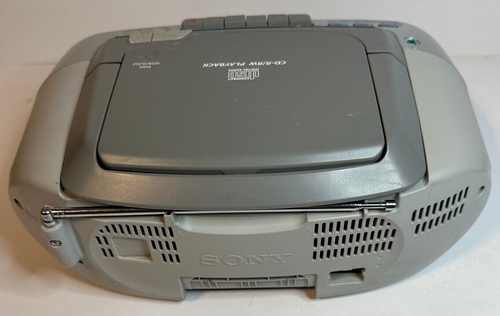 Sony CFD-S01 CD Cassette Player/Record AM/FM Radio Portable Stereo Boombox Teste - Imagen 11 de 11